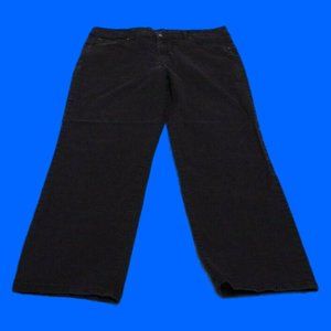 Mandie Women's Jeans (36x28) Brown Classic Cut Fit Straight Leg Size 16 Petite